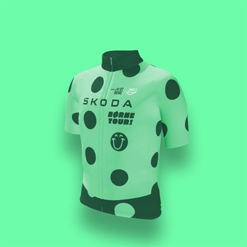 Skoda børnecykeltrøje til Børnetour cykelløbet